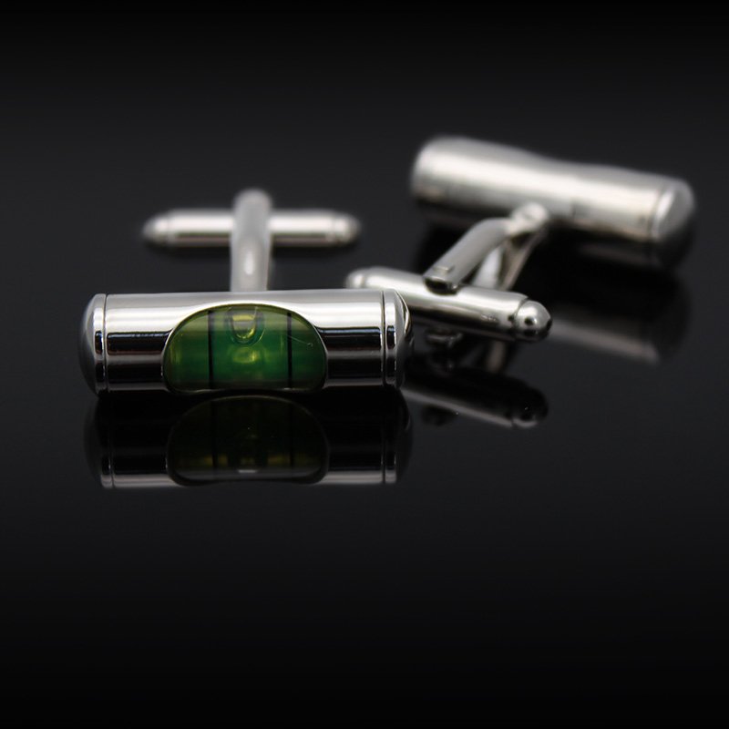 Bubble Level Cuff Links