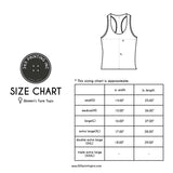 Bunny Text Art Racer Back Women's Tank Top