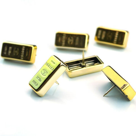 Gold Bullion Push Pins