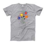 Men's or Women's Men's or Women's Pablo Picasso Bouquet of Peace 1958 Artwork T-Shirt- Various Colors