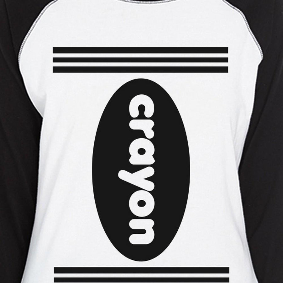 Crayon Women's Baseball Tee