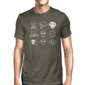 Skulls T-Shirt- Dark Grey