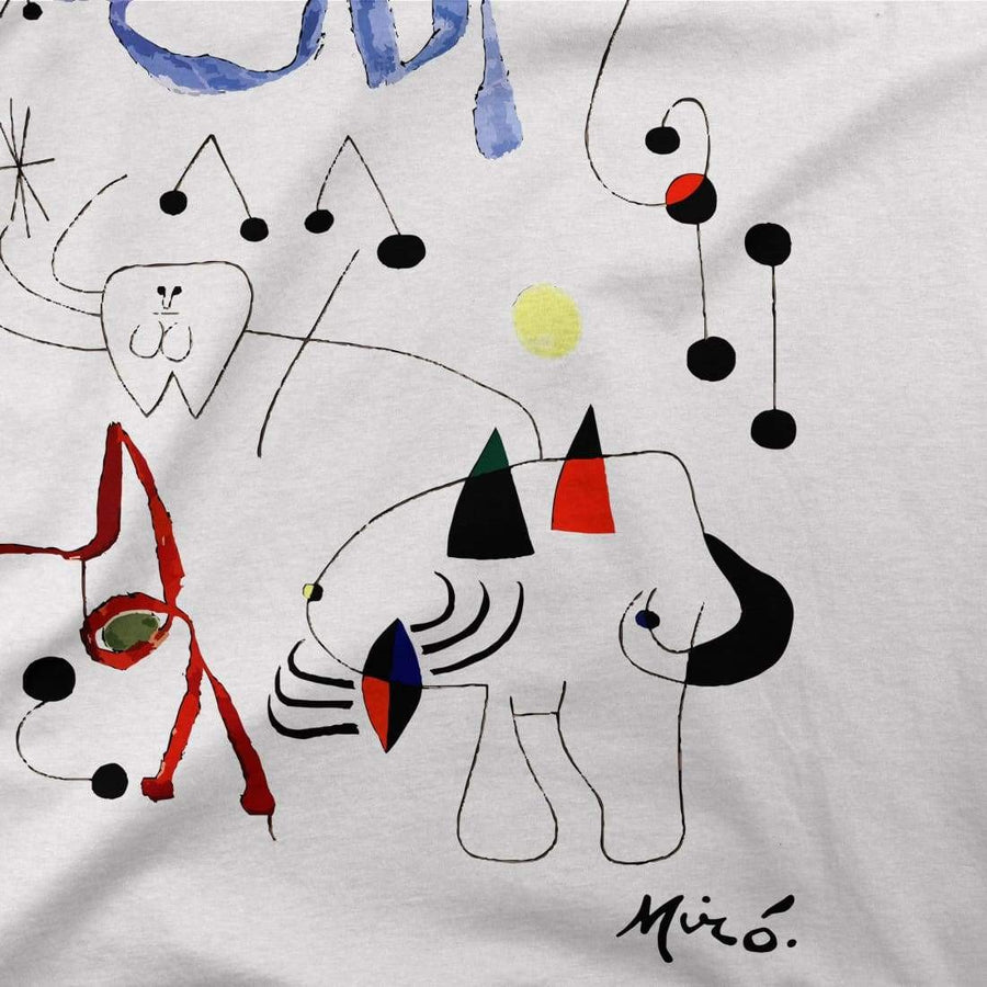 Men's or Women's Joan Miro Woman Dreaming of Escape 1945 Artwork T-Shirt- Various Colors