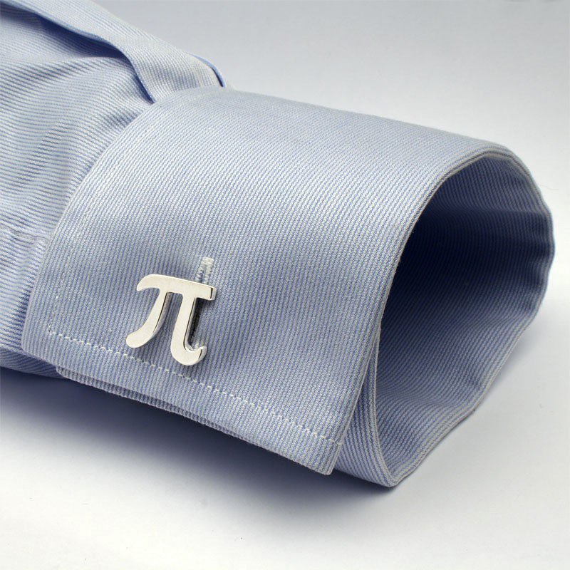 Pi Symbol Cuff Links