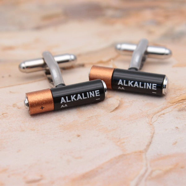 Copper Top Battery Cuff Links