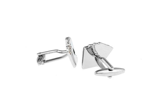 Aces Cuff Links Rear View