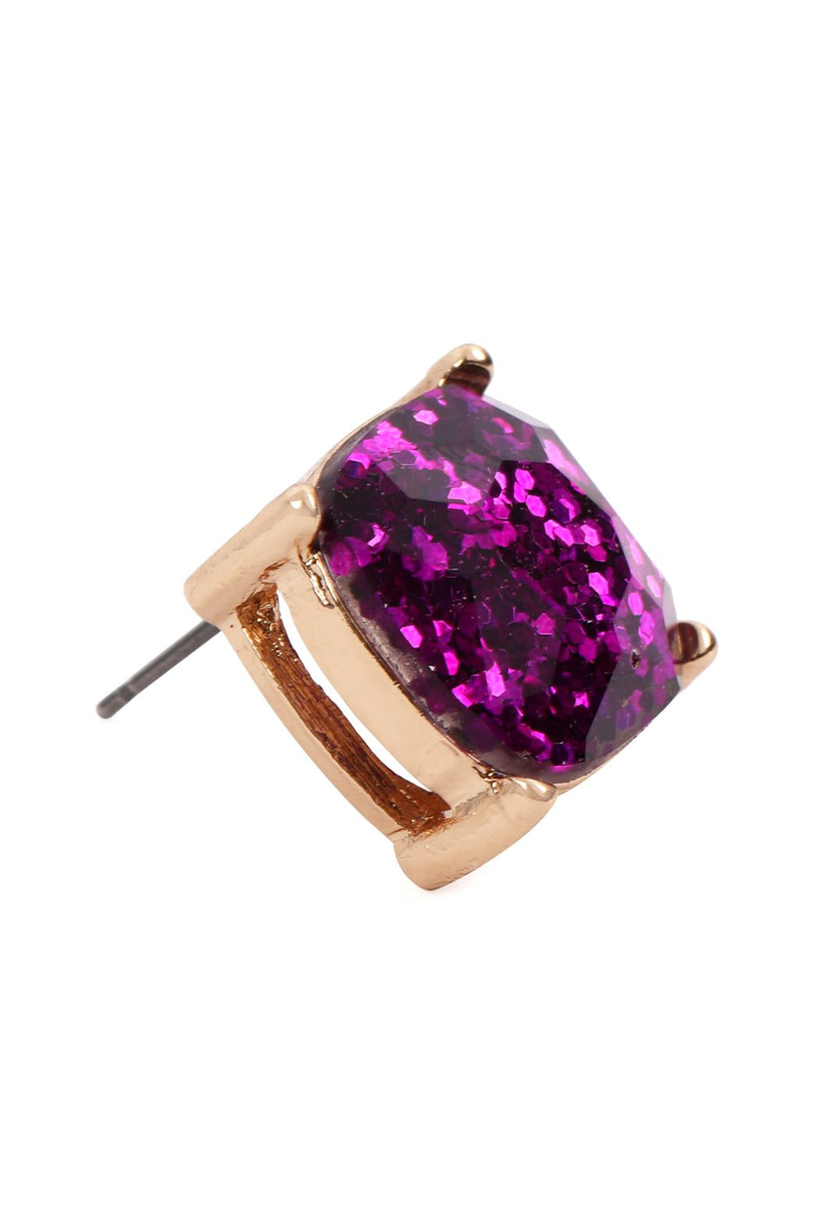 Glitter Epoxy Stud Earrings- 7Colors