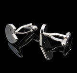 Silver Pac Man Cuff Links