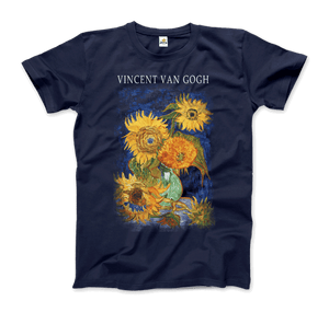 Van Gogh Five Sunflowers 1888, Artwork T-Shirt- 5 Colors