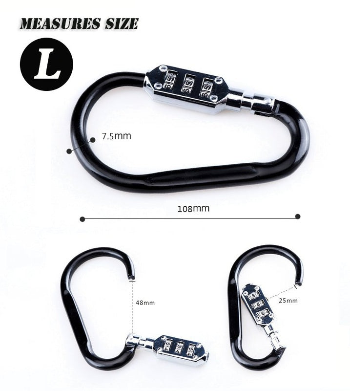 Combination Lock Carabineer
