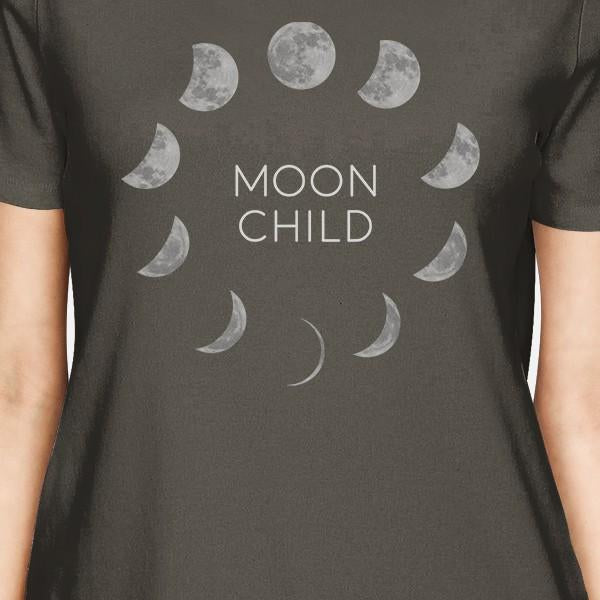Moon Child Women's T-Shirt- Dark Grey