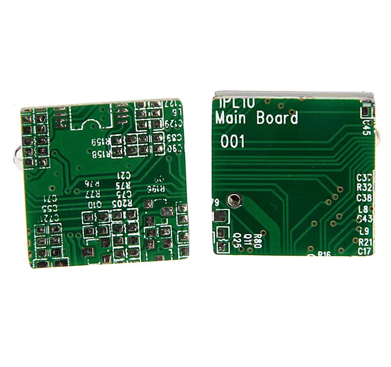 Circuit Board Cuff Links