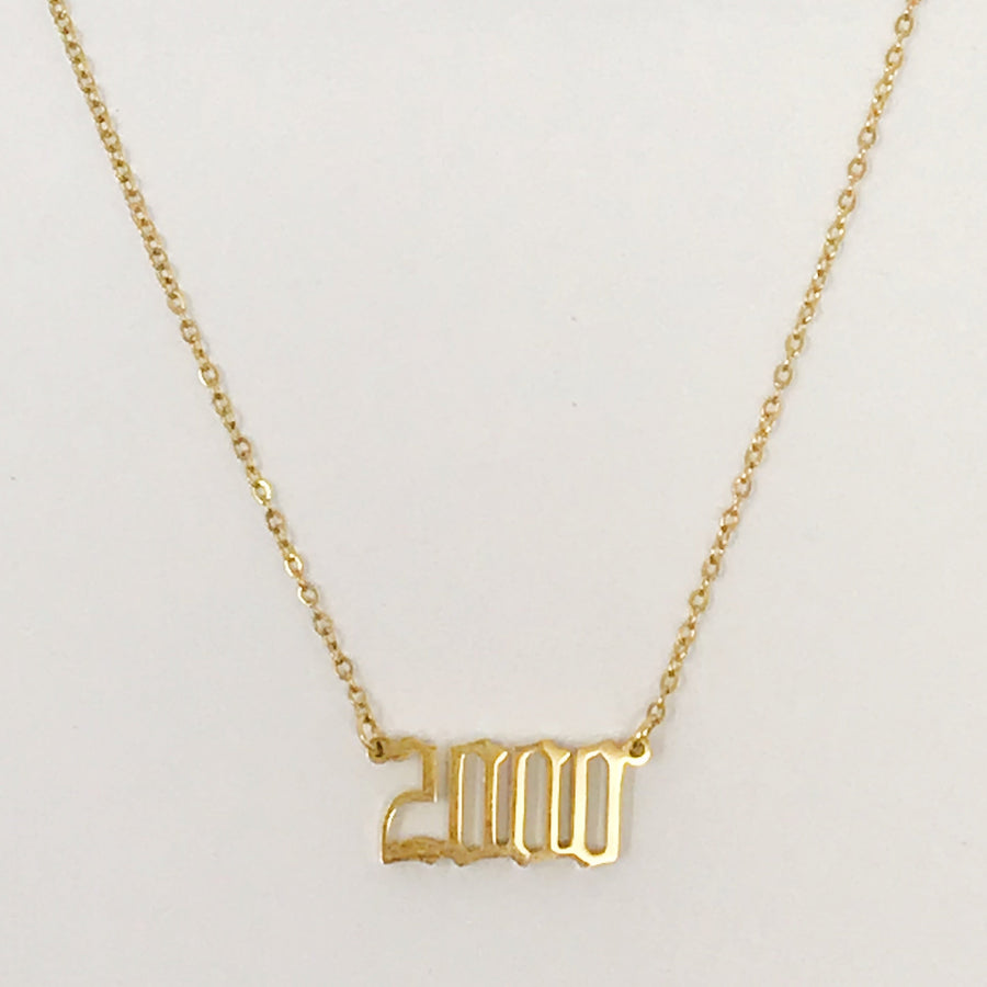 Gold Year Necklace
