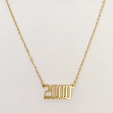 Gold Year Necklace