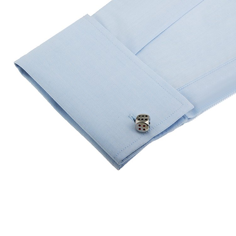 Silver Dice Cuff Links