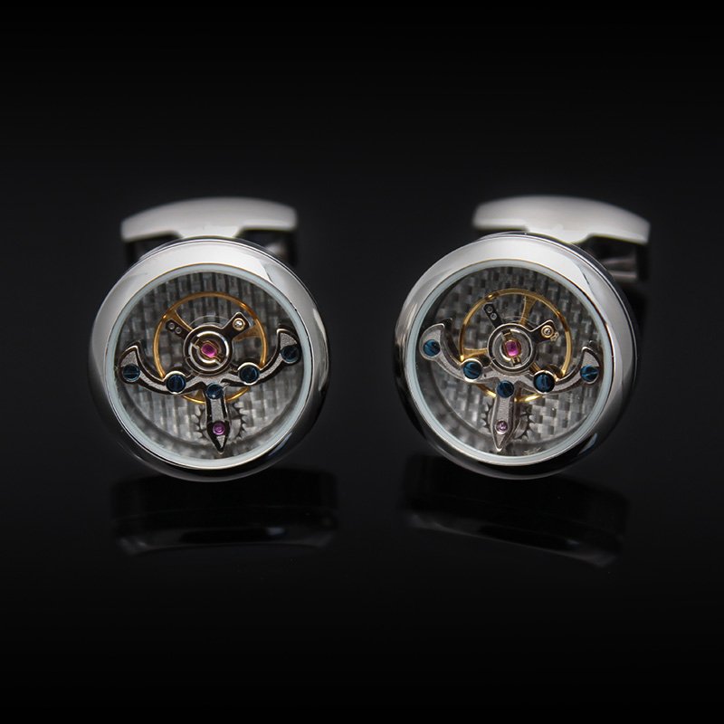 Automatic Watch Movement Cuff Links