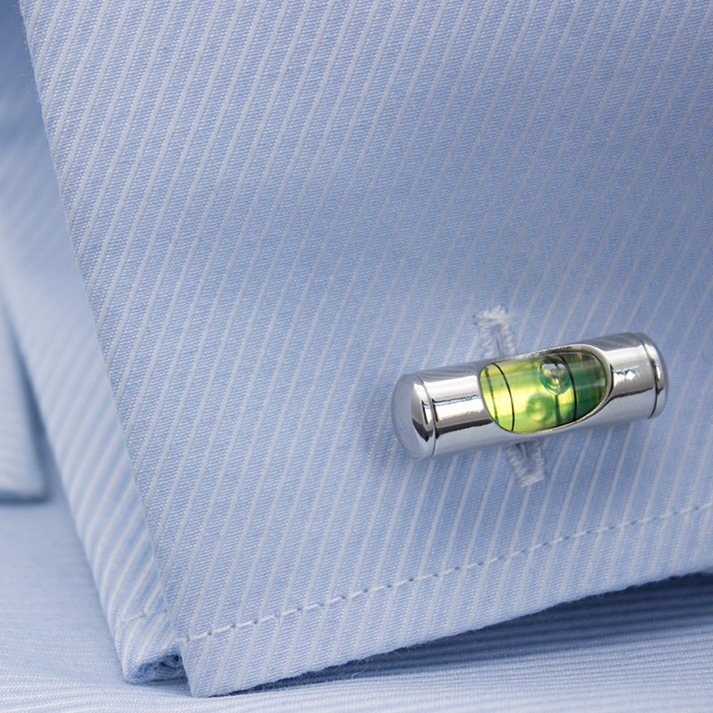 Bubble Level Cuff Links