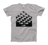 Women's MC Escher Sky and Water I Art T-Shirt- Various Colors