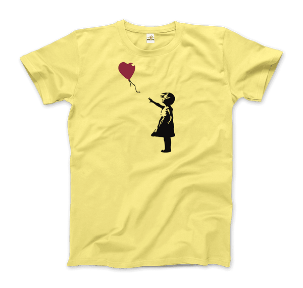 Banksy the Girl With a Red Balloon Artwork T-Shirt