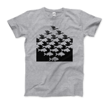 Women's MC Escher Sky and Water I Art T-Shirt- Various Colors