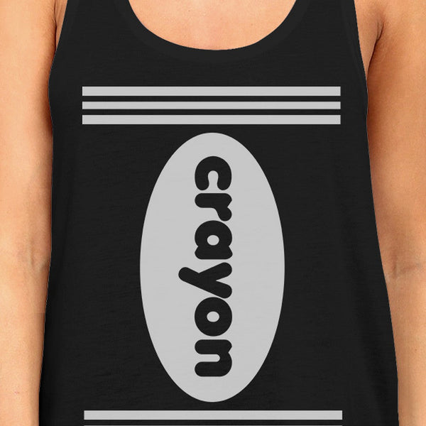Crayon Women's Tank Top- Black
