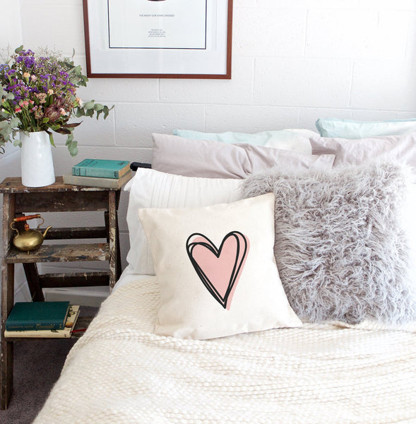 Heart Pillow Case