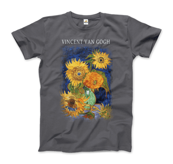 Van Gogh Five Sunflowers 1888, Artwork T-Shirt- 5 Colors