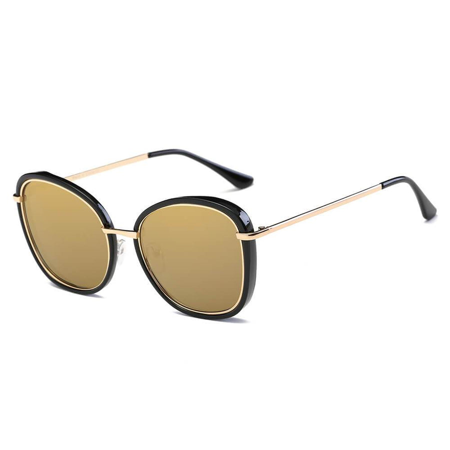 BROOKVILLE | S2003 - Round Cat-Eye Oversized Sunglasses- 5 Colors