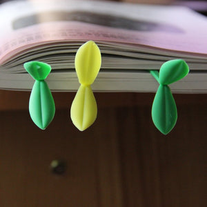 Set of 4 Green Sprout Book Marks