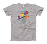 Men's or Women's Men's or Women's Pablo Picasso Bouquet of Peace 1958 Artwork T-Shirt- Various Colors