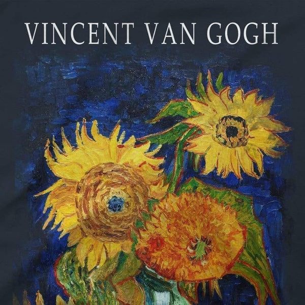 Van Gogh Five Sunflowers 1888, Artwork T-Shirt- 5 Colors