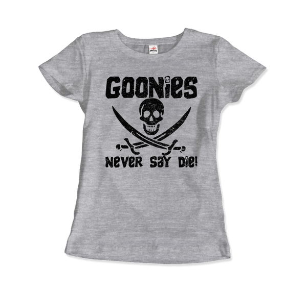 Men's & Women's The Goonies Never Say Die Distressed Design T-Shirt- 6 Colors