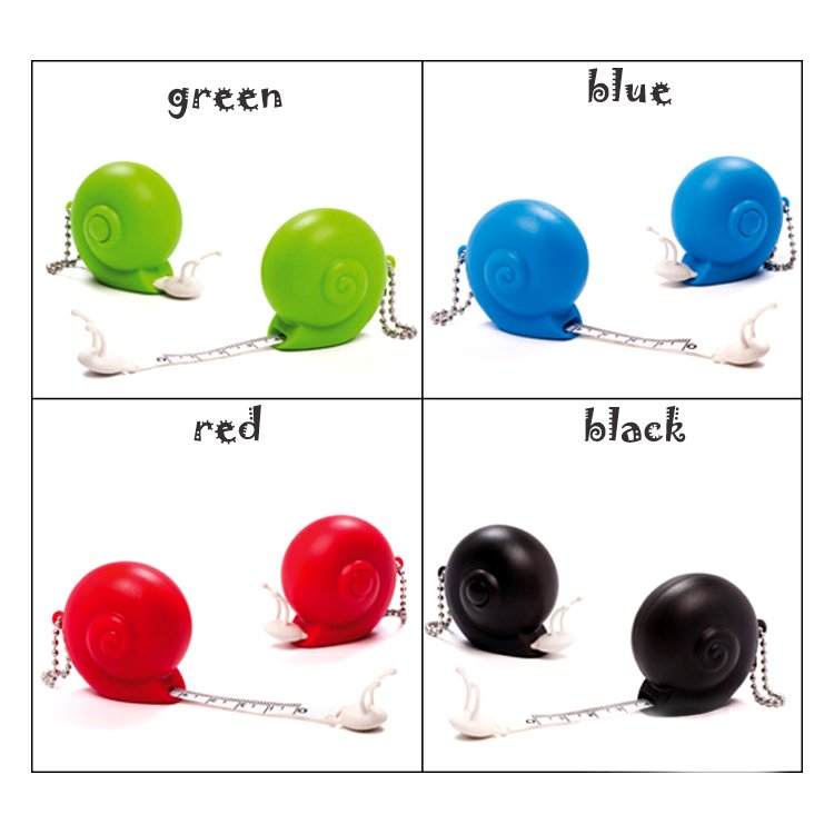 Snail Tape Measure Key Chain