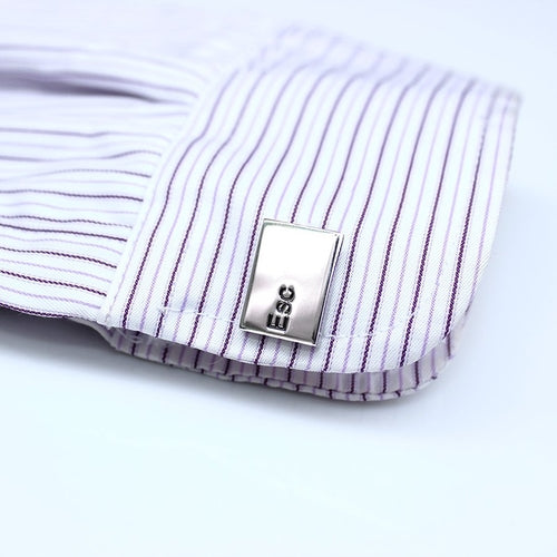 Silver Ctrl and Esc Button Cuff Links