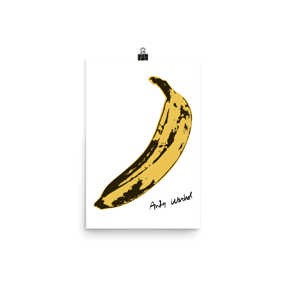 Andy Warhol's Banana, 1967 Pop Art Poster