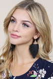 Tassel Drop Earrings- 10 Colors