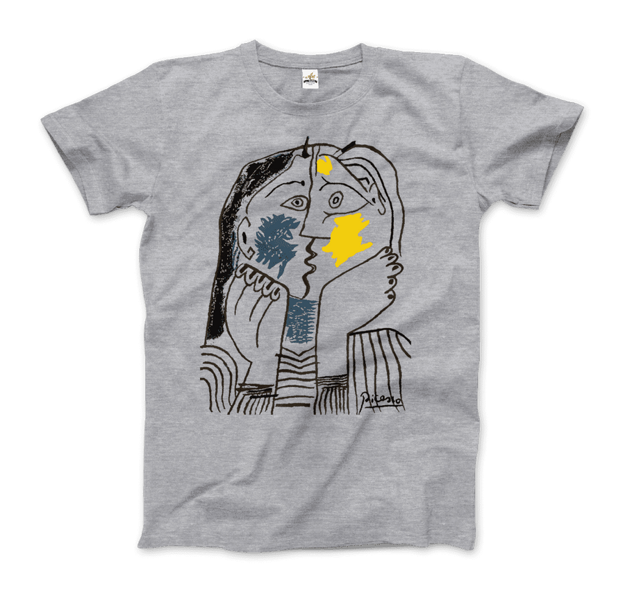 Men's or Women's Pablo Picasso The Kiss 1979 Artwork T-Shirt- Various Colors