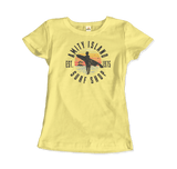 Men's or Women's Amity Island Surf Shop, Jaws T-Shirt- Various Colors