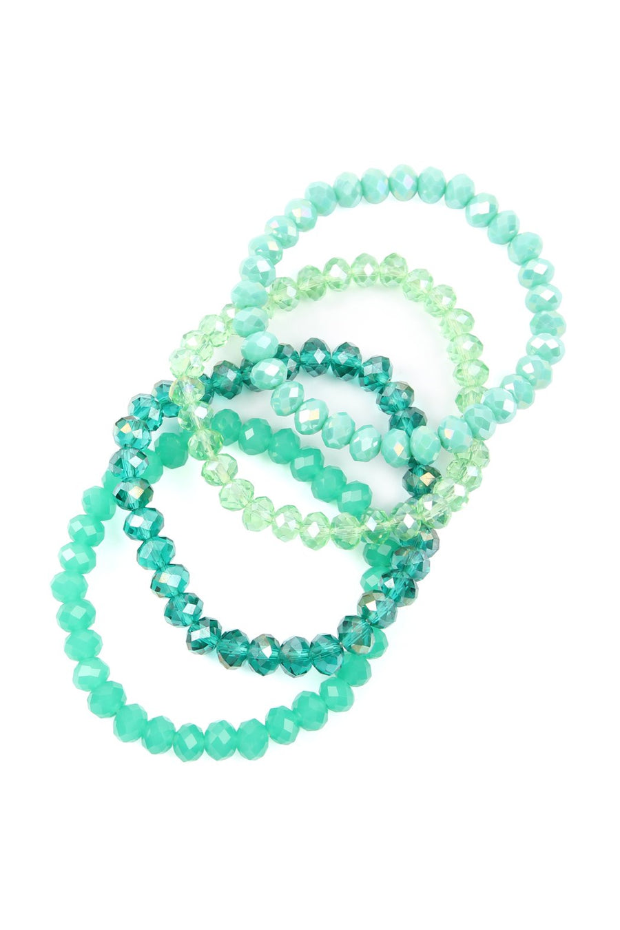 Crystal Beaded Stretch Bracelets- 7 Colors