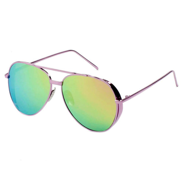 DELAN | CD12 - Premium Mirrored Lens Oversize Aviator Sunglasses