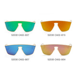 BEVERLY Square Futuristic Flat Lens Sunglasses