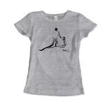 Men's or Women's Salvador Dali Sketch, Childhood With Father Riding a Bike 1971 T-Shirt- Various Colors