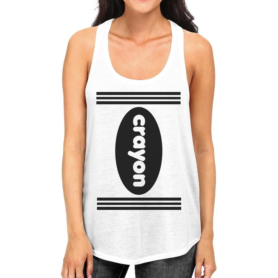 Crayon Women's Tank Top- White