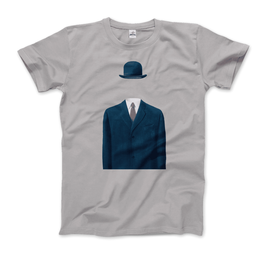 Men's or Women's Rene Magritte Man in a Bowler Hat, 1964 Artwork T-Shirt- Various Colors