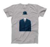 Men's or Women's Rene Magritte Man in a Bowler Hat, 1964 Artwork T-Shirt- Various Colors