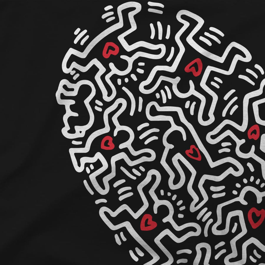 Women's Plus Size Heart of Men - Icon Series Street Art T-Shirt- 2 Colors