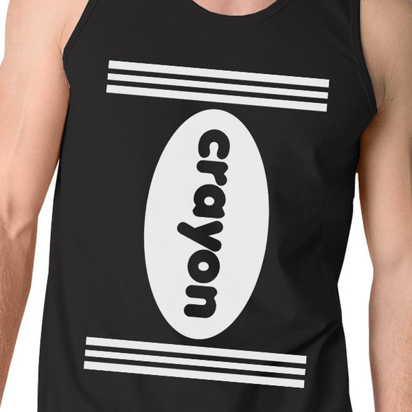 Crayon Tank Top- Black