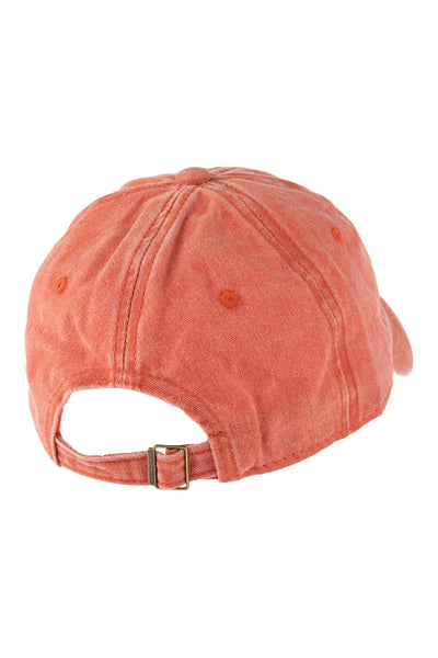 Acid Washed Baseball Cap- 8 Colors