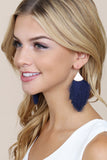 Tassel Drop Earrings- 10 Colors