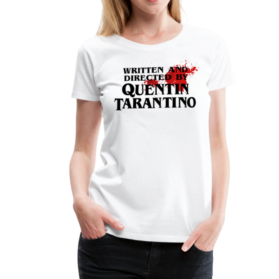 Men's & Women's Written and Directed by Quentin Tarantino (Bloodstained) T-Shirt- 2 Colors